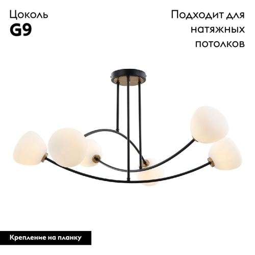 Потолочная люстра Lussole Bryan LSP-8936 изображение в интернет-магазине Cramer Light фото 2