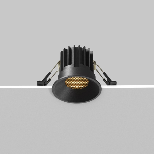 Встраиваемый светильник Maytoni Round DL058-7W2.7K-B изображение в интернет-магазине Cramer Light фото 10