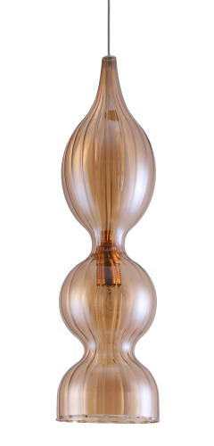 Подвесной светильник Crystal Lux Iris SP1 B Amber изображение в интернет-магазине Cramer Light фото 2