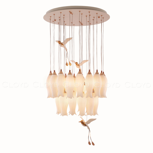 Каскадная люстра Cloyd Argana 11236 изображение в интернет-магазине Cramer Light