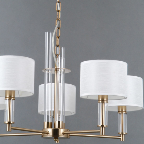 Подвесная люстра Illumico IL0755-5PSQ-25 BRASS GENOA изображение в интернет-магазине Cramer Light фото 2