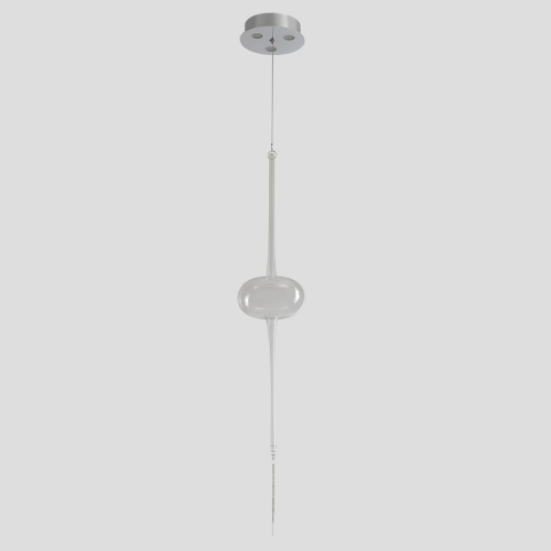 Подвесной светильник Crystal Lux GLASS SP3W LED CHROME изображение в интернет-магазине Cramer Light фото 4