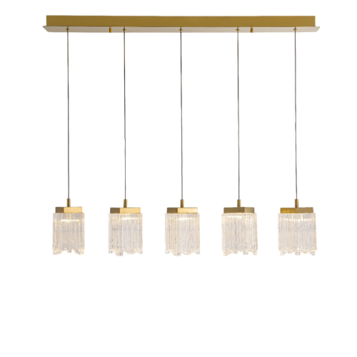 Подвесной светильник Delight Collection MD25020403-5B2 Satin gold изображение в интернет-магазине Cramer Light