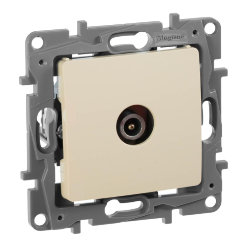 Розетка TV проходная Legrand Etika слоновая кость 672363 дополнительное фото