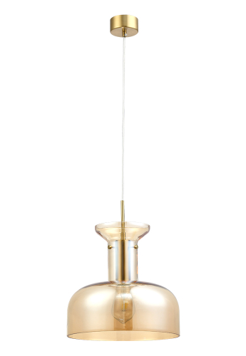 Подвесной светильник Crystal Lux CONSUELA SP1 BRASS изображение в интернет-магазине Cramer Light