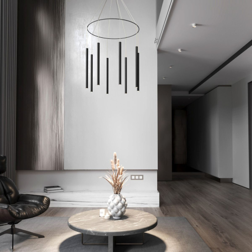 Подвесной светильник Eurosvet Pianto 301101 LED черный a071443 изображение в интернет-магазине Cramer Light фото 2