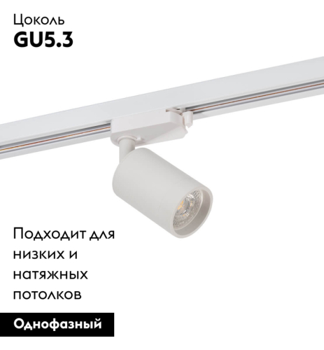 Светильник на шине Denkirs DK6201-WH изображение в интернет-магазине Cramer Light фото 2