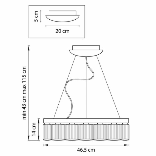 Подвесная светодиодная люстра Lightstar Nibbler 812126 изображение в интернет-магазине Cramer Light фото 5