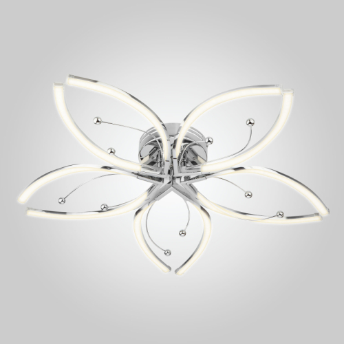 Потолочная люстра Eurosvet Fiona 90056/5 хром изображение в интернет-магазине Cramer Light