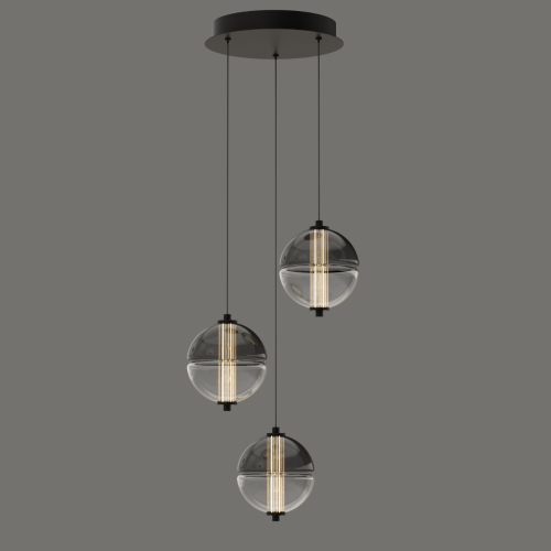 Подвесной светильник Delight Collection MD24022079-3A black/smoky изображение в интернет-магазине Cramer Light фото 2
