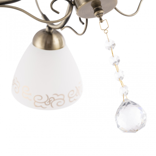 Потолочная люстра Arte Milano 341900/5 AB изображение в интернет-магазине Cramer Light фото 8