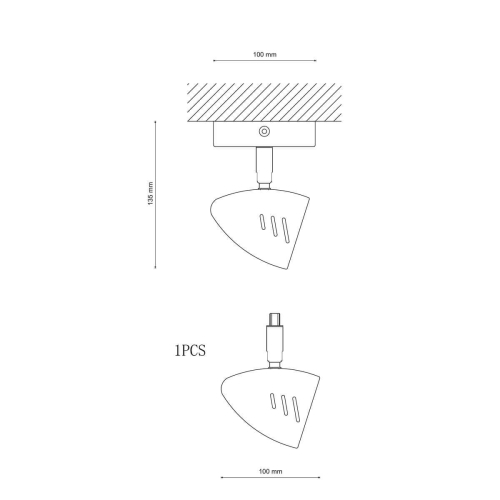 Спот Lucia Tucci Punto 193.1 Grigio изображение в интернет-магазине Cramer Light фото 2