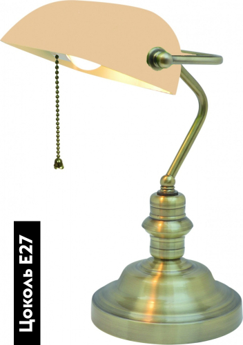 Настольная лампа Arte Lamp Banker A2493LT-1AB изображение в интернет-магазине Cramer Light фото 2