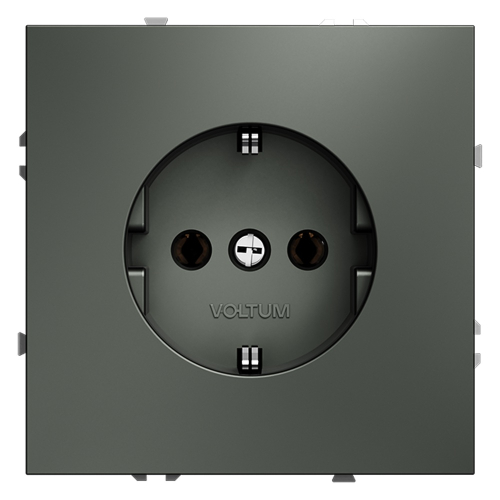 Розетка Voltum S70 VLS040106 (титан) дополнительное фото