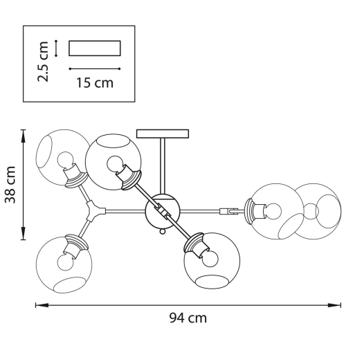 Потолочная люстра Lightstar Beta 785067 изображение в интернет-магазине Cramer Light фото 8
