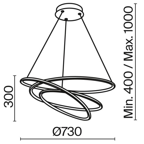 Подвесная люстра Maytoni Nola MOD100PL-L88WK1 изображение в интернет-магазине Cramer Light фото 4