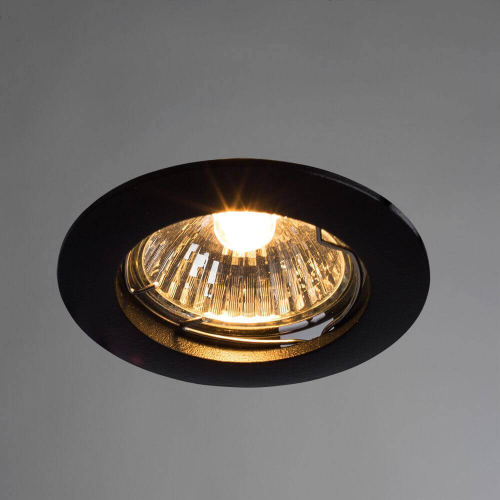 Встраиваемый светильник Arte Lamp Basic A2103PL-1BK изображение в интернет-магазине Cramer Light фото 4