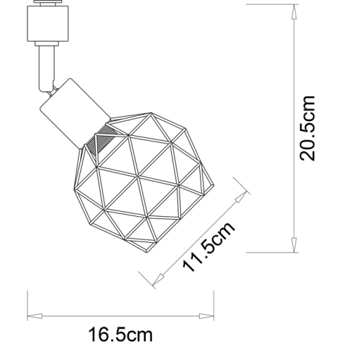 Трековый светильник Arte Lamp Sospiro A6141PL-1GO изображение в интернет-магазине Cramer Light фото 2