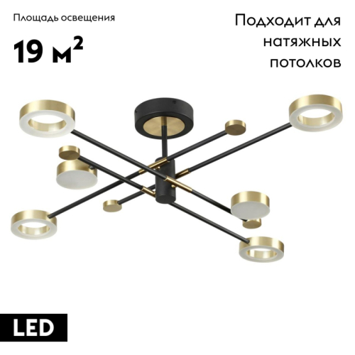 Потолочная люстра Odeon Light Denzel 4321/55CL изображение в интернет-магазине Cramer Light фото 2