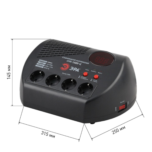 Стабилизатор Эра СНК-1500-Ц Б0031073 дополнительное фото фото 3