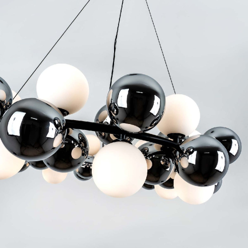 Подвесная люстра Modestyle MS.8055.14 BK изображение в интернет-магазине Cramer Light фото 6