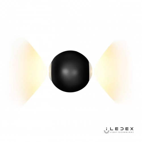 Настенный светильник iLedex Rainbow ZD8168-6W RGB BK изображение в интернет-магазине Cramer Light