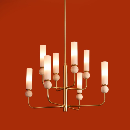 Люстра на штанге Freya Sunspot FR5482CL-08BS изображение в интернет-магазине Cramer Light фото 9