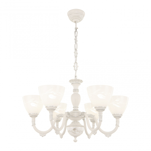 Подвесная люстра Arte Milano 347837/6 WT+SL изображение в интернет-магазине Cramer Light