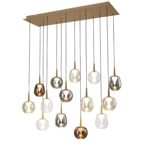 Каскадная люстра Mantra Andromeda 8936+14PL изображение в интернет-магазине Cramer Light