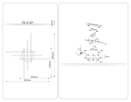 Потолочный светильник Ambrella Light Comfort LineTech FL6285 изображение в интернет-магазине Cramer Light фото 3