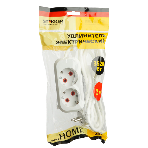 Удлинитель двухместный Stekker Home 49339 дополнительное фото фото 9