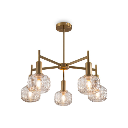 Люстра на штанге Freya Fero FR5366CL-05BS изображение в интернет-магазине Cramer Light фото 2