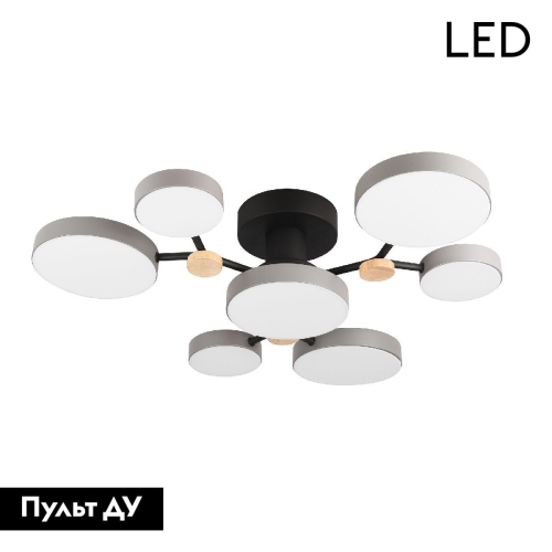 Потолочная люстра LED4U L3201-700 GR изображение в интернет-магазине Cramer Light фото 2
