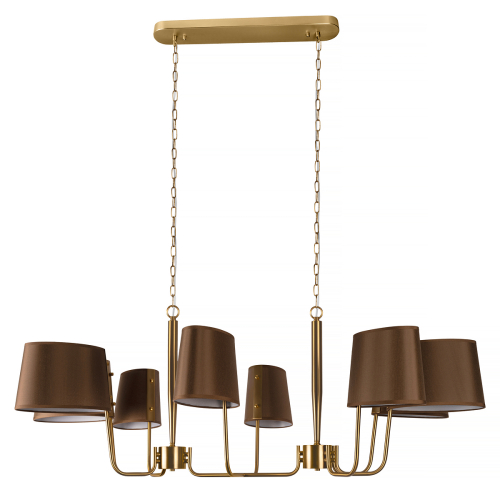 Подвесная люстра Loft IT Hilton 10527/8 Brass изображение в интернет-магазине Cramer Light