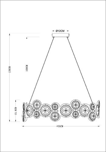 Подвесная люстра Arte Lamp Sarah A1062SP-6CC изображение в интернет-магазине Cramer Light фото 5