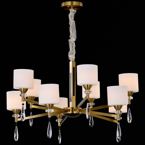 Подвесная люстра Illumico IL5182-10PLS-29 BRASS KELTIC изображение в интернет-магазине Cramer Light