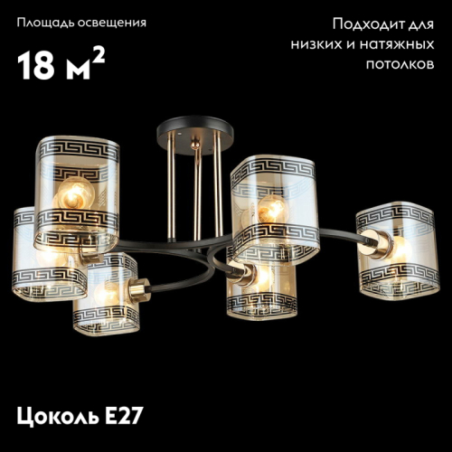 Потолочная люстра Reluce 04723-0.3-06 изображение в интернет-магазине Cramer Light фото 2