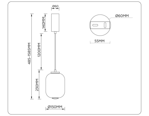 Подвесной светильник Ambrella Light High Light Modern LH11031 изображение в интернет-магазине Cramer Light фото 6