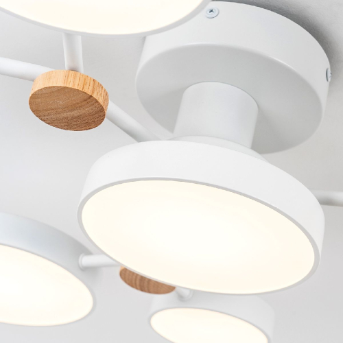 Потолочная люстра LED4U L3201-700 WT изображение в интернет-магазине Cramer Light фото 5