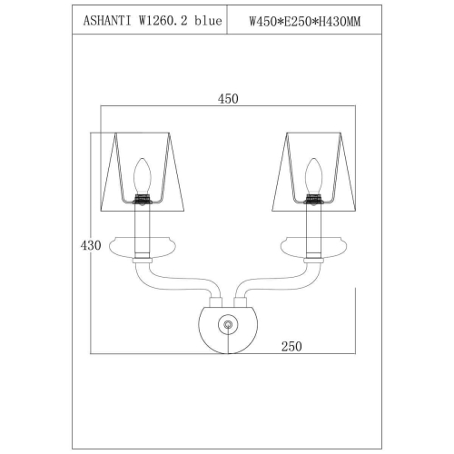 Бра Lucia Tucci Ashanti W1255.2 clear дополнительное фото фото 2