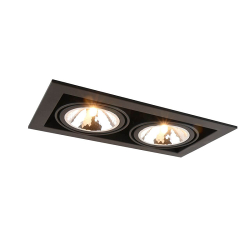 Встраиваемый светильник Arte Lamp Cardani Semplice A5949PL-2BK изображение в интернет-магазине Cramer Light