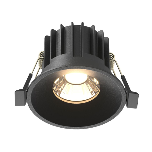 Встраиваемый светильник Maytoni Round DL058-12W3K-B изображение в интернет-магазине Cramer Light