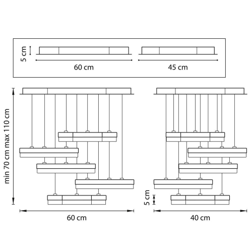 Подвесная светодиодная люстра Lightstar Unitario 763439 изображение в интернет-магазине Cramer Light фото 4