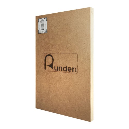 Зеркало Runden Ящерицы белый/золото прямоугольное V20013 изображение в интернет-магазине Cramer Light фото 2