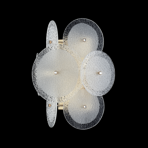 Настенный светильник Crystal Lux DANDELION AP2 GOLD изображение в интернет-магазине Cramer Light фото 5