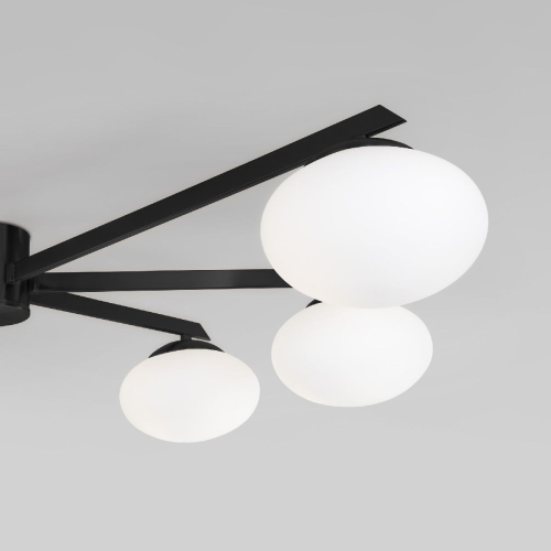 Потолочная люстра Eurosvet Opaline 70220/6 черный a065765 изображение в интернет-магазине Cramer Light фото 3