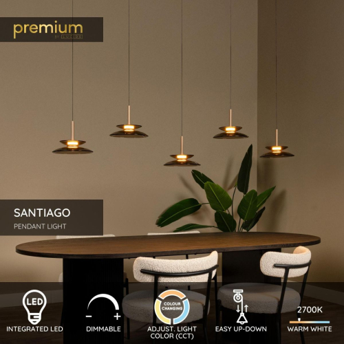 Подвесной светильник Lucide Santiago 23401/60/62 изображение в интернет-магазине Cramer Light фото 3
