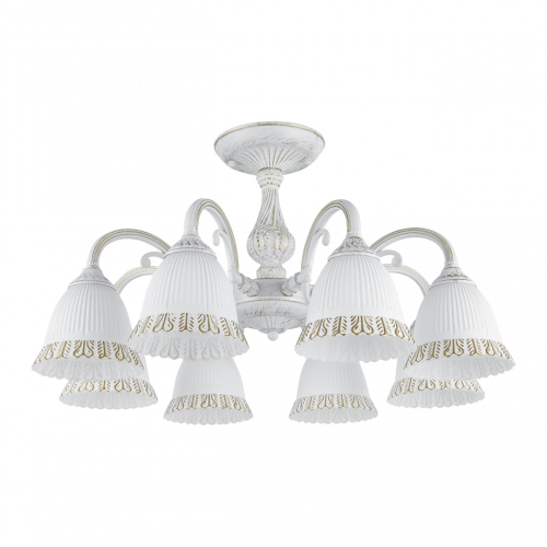 Потолочная люстра Arte Milano 347410/8 WT+G изображение в интернет-магазине Cramer Light фото 6