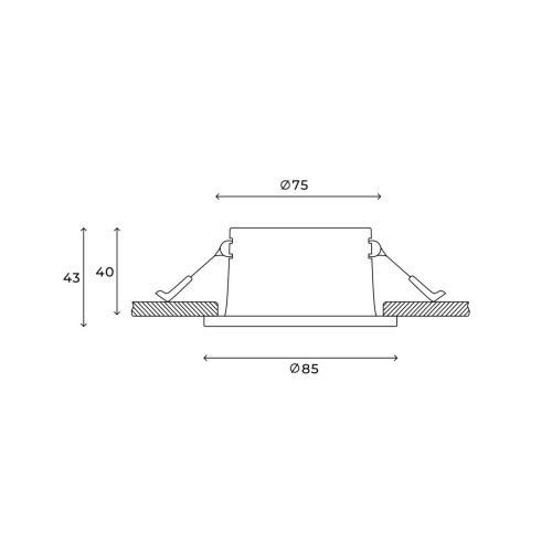 Встраиваемый светильник Hesby Lighting Nova HSBL_0135 изображение в интернет-магазине Cramer Light фото 3