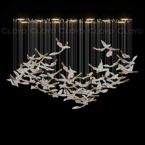 Каскадная люстра Cloyd Aeria 1686 60004 изображение в интернет-магазине Cramer Light